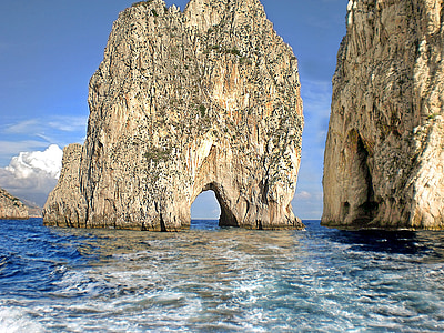 Κάπρι βράχια, Ιταλία, βράχια, στη θάλασσα, νησί