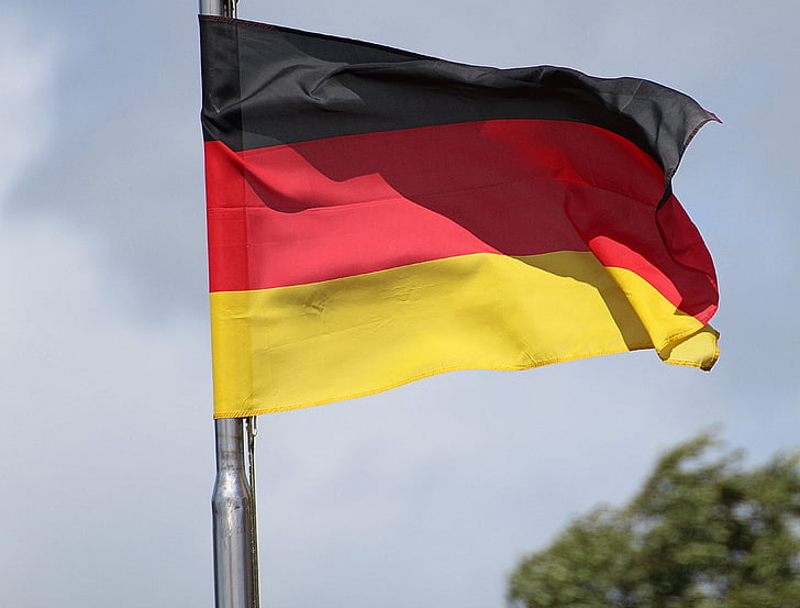 karogs, Vācija, Pasaules kauss, 2014, Pasaules čempionāts, sarkani melnā zelta