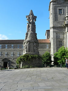 skulptur, Santiago Compostela, kirke