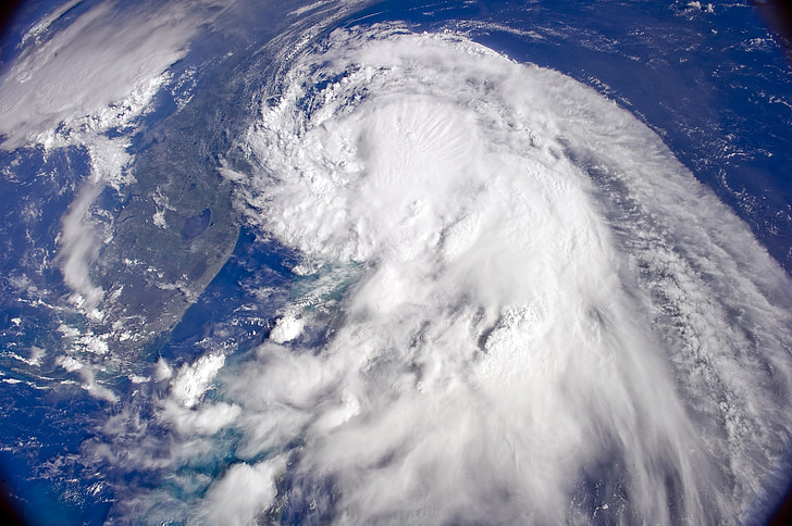 tempestade tropical, estação espacial internacional, Arthur, 2014, Florida, Oceano Atlântico, nuvens