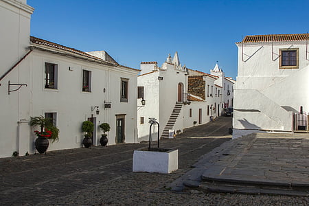 ulice, budovy, Portugalsko