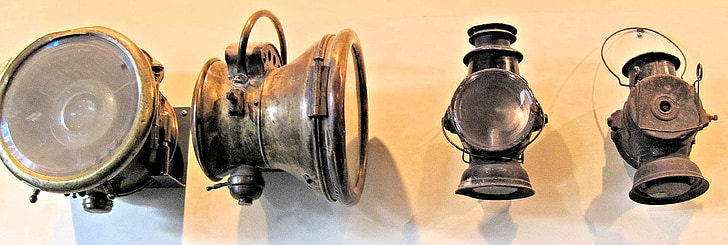 phares, antique automobile feux, Musée, Canada
