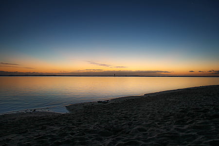 Playa, naturaleza, mar, Costa, puesta de sol, al atardecer, cielo