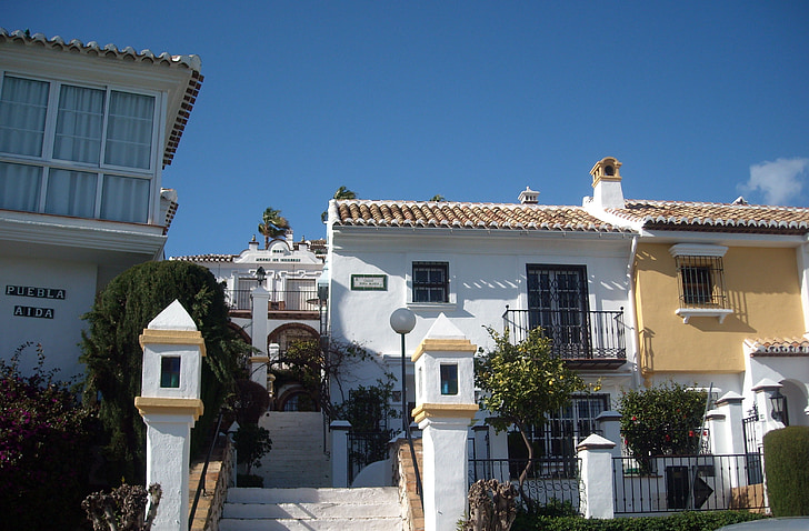 Aida puebla, Spanyolország, mór stílus, Costa del sol, ház, építészet
