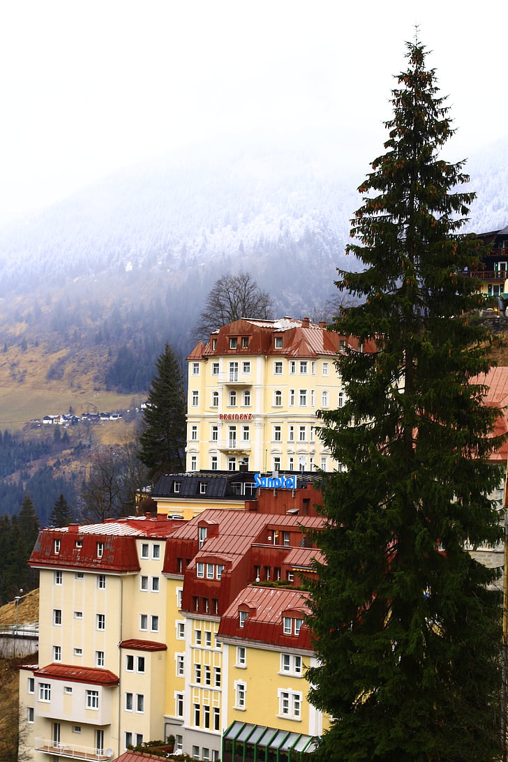 Gastein, Badgastein, Munţii, Alpii, Austria, peisaj, Resort