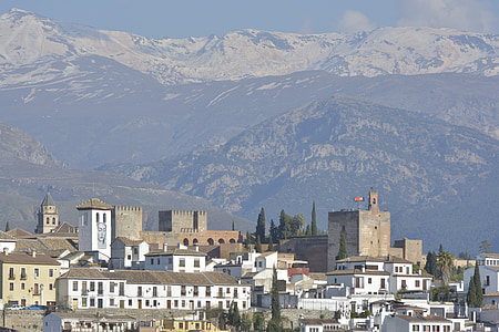 o alhambra, Granada, Espanha, história