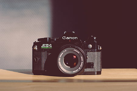 Canon, objektív, fotografovanie, obrázok, fotograf, Film, Vintage