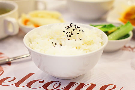 sésame, riz, alimentaire, blanc wan, l’Asie, Taiwan, repas