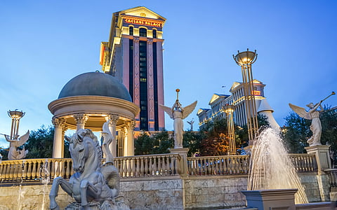 Caesars palace, Casino, las vegas, Hotel, arkitektur, fontän, resor
