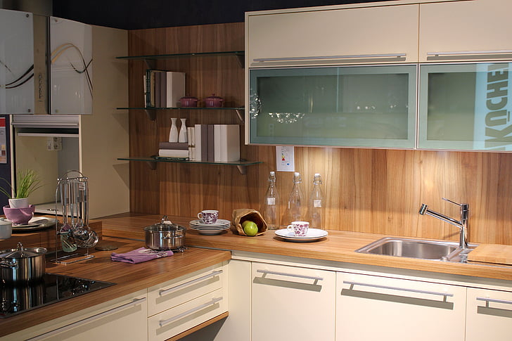 kitchen, decoration, kitchen equipment, domestic Kitchen, modern, home Interior, cabinet