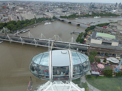London eye, London, panoramsko kolo Wiener Riesenrad, Anglija
