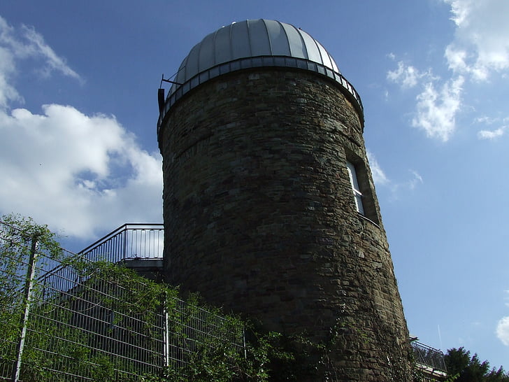 астрономическа обсерватория, Щутгарт, небе, синьо, купол
