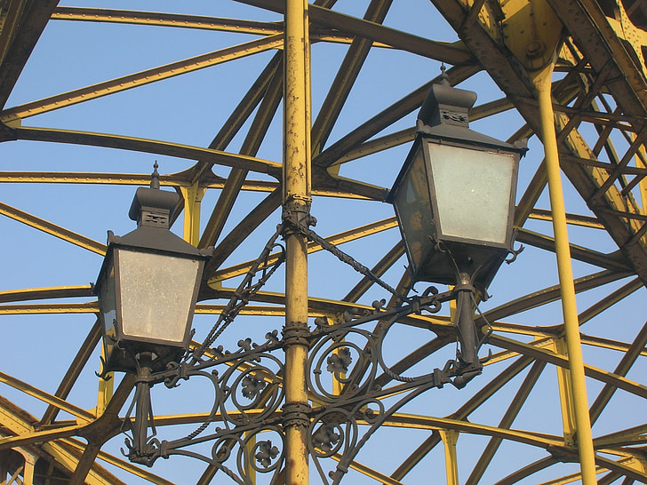 pont de Zwierzyniecki, Wrocław, vieux lampadaires, technologie, matériel