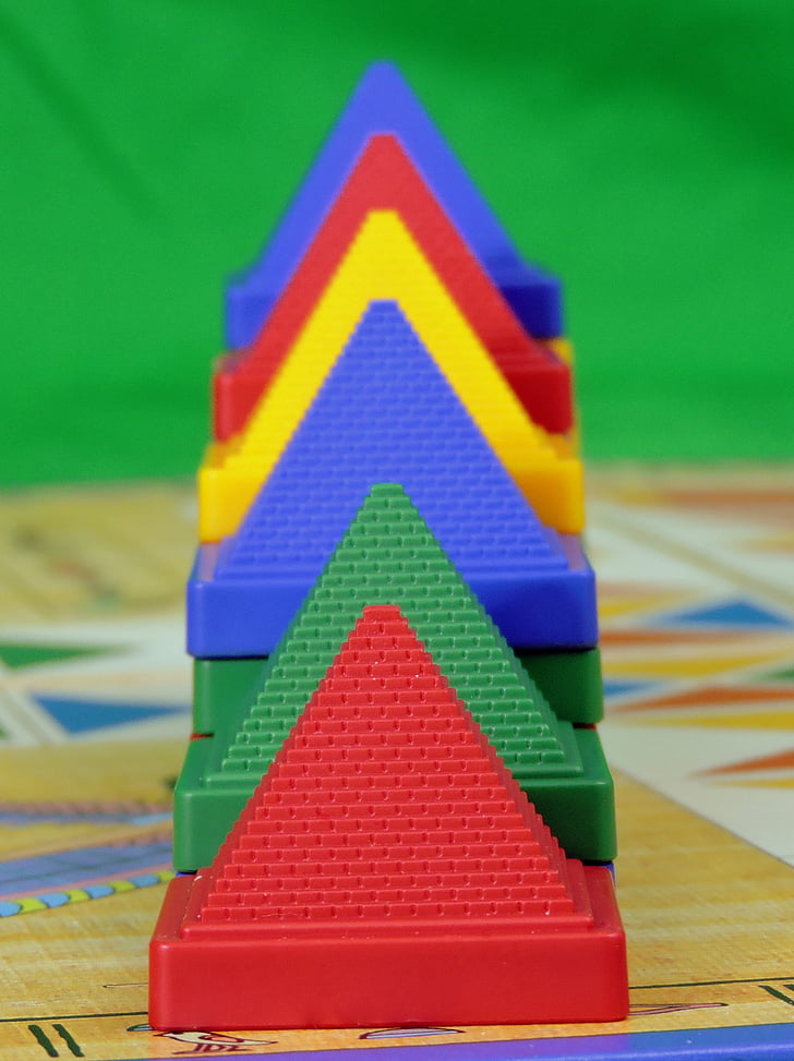 game, pyramids, play, board game, pastime, buildings