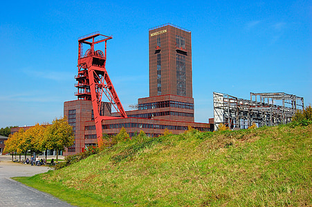 headframe, Bill, Nordstern, Gelsenkirchen, Buga, área de Ruhr, mineração