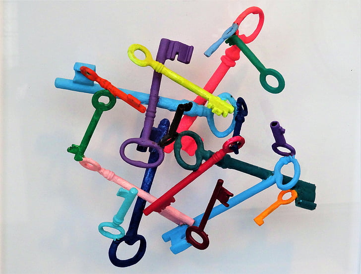 key, art, modern