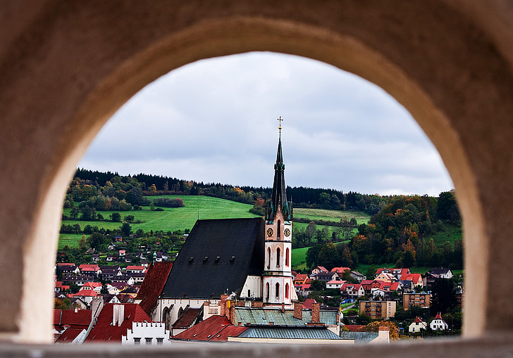 europe, middle ages, nature, travel, scenery, window, sky
