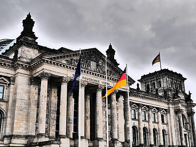 Reichstag, Berlin, Allemagne, l’allemand Volk