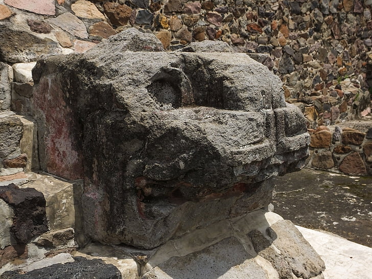 antiga, ruïnes, pedra, Arqueologia, cultura, asteques, civilització asteca