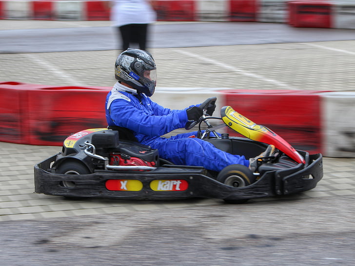 Motorsport, Racing, race, kartbaan gaan, circuit, karting, Outdoor kart sport faciliteit