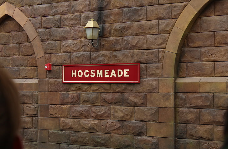 Hogsmeade, togstationen, Universal studios, Orlando, Harry potter
