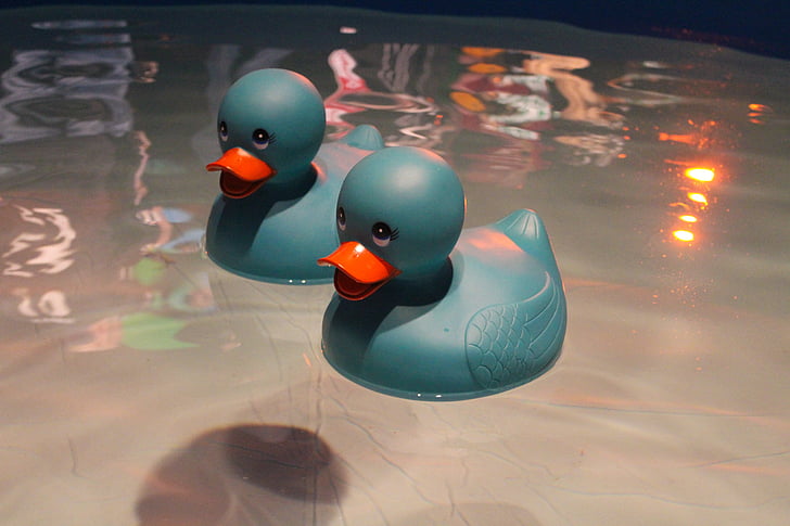 Plastik ördek, Ducky, oyuncak, şirin, banyo, Kauçuk, eğlenceli