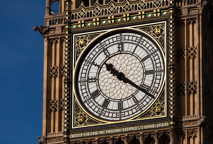Big ben, horloge, Londres, l’Angleterre, tour, point de repère, célèbre
