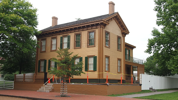 Lincoln, Residence, Springfield, Preşedintele, original