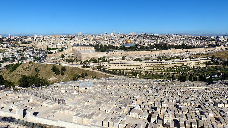 Yerusalem, Panorama, kota tua