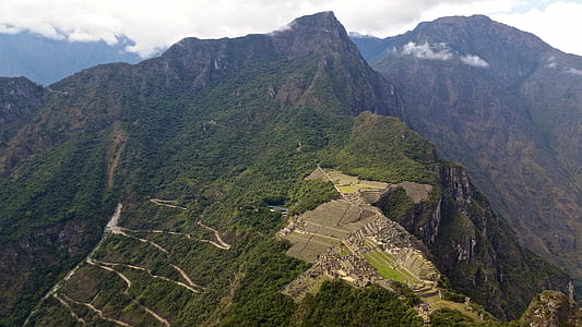 Peru, machu picchu, världsarv, Inca, Anderna, Wayna picchu, landskap