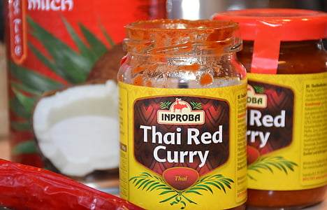 Thaise curry, plakken, Spice, Sharp, Chili, scherpte, rood