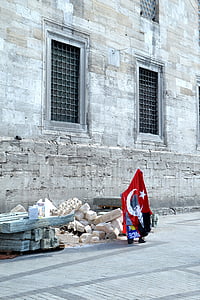 Turquie, Atatürk, Turc, ville, drapeau, Istanbul