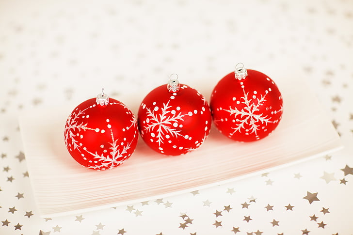 arrière-plan, Ball, Bauble, célébration, Christmas, décembre, décoration