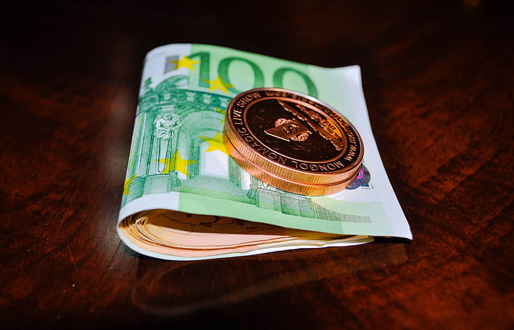 token, eura, peníze, mince, hotovost, Měna, hospodářství