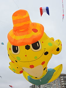 kites, sker, havet, Air ballon, Festival