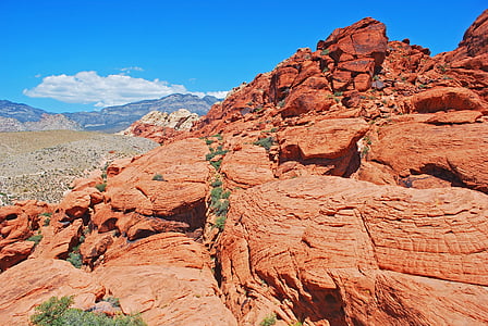 falaises, roches, rouge, paysage, nature, à l’extérieur, été