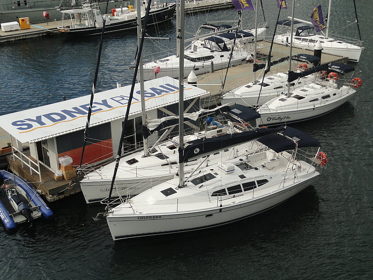 boten, Sydney Haven, Australië, boot, speedboot, motorboot, varen