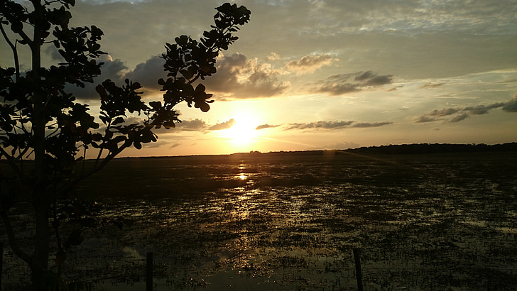 Luonto, Sol, Sunset, pilvi, lopussa iltapäivällä, vesi