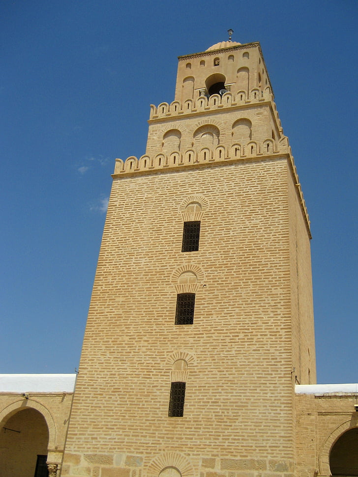 liels kairouan mošeja, uqba mošeja, Tunisija, UNESCO