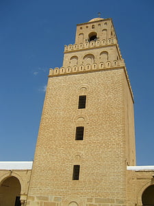 store moské i kairouan, uqba moske, Tunesien, UNESCO
