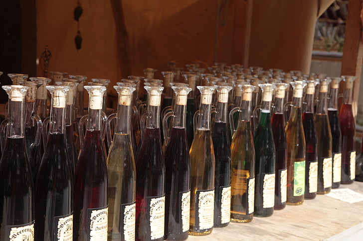 botol, anggur, manfaat dari, botol kaca, botol anggur, lama label