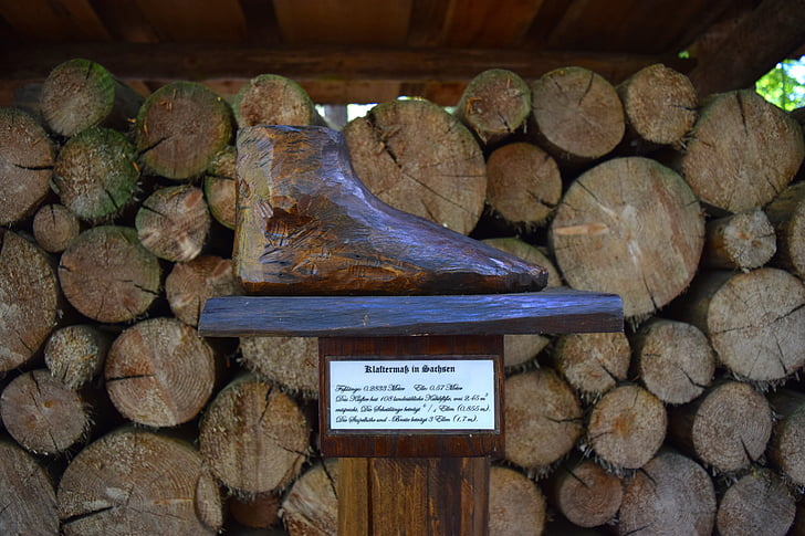 gỗ, bàn chân, hiểu được, thước đo, bang Niedersachsen, cũ, trước đây
