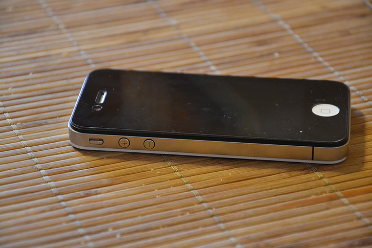 iPhone, iPhone 4, tālrunis, melna, šūna, Mobilais telefons, viedtālrunis