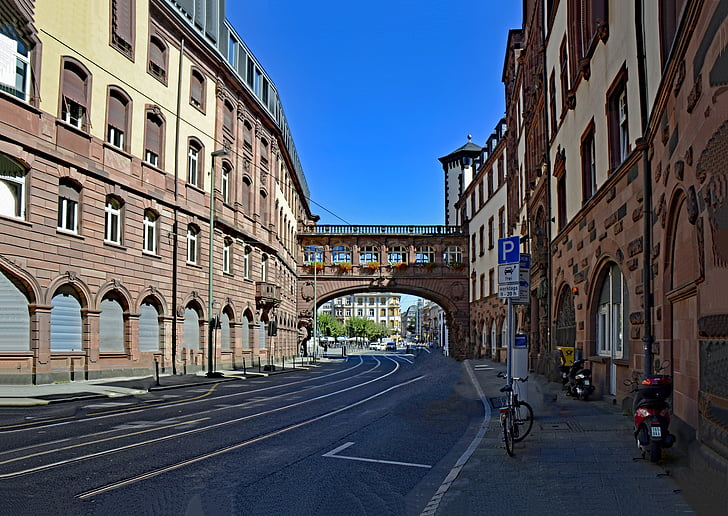 Frankfurt, Hesse, Alemanha, cidade velha, arquitetura, locais de interesse