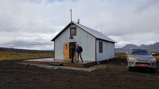 kabin, Islandia, rumah, Cottage, Hut, Nordik, perjalanan