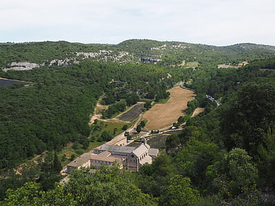Laventeli kenttä, laventeli, viljely, laventeli, Tal sénanque, Abbaye de Senanquen, luostari, Abbey