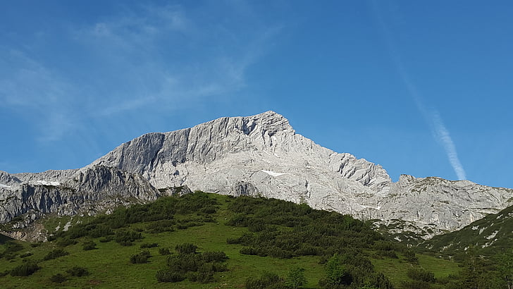 alpspitze, kuzey duvarı, Alp, Hava taşı, dağ, Zugspitze massif, Garmisch