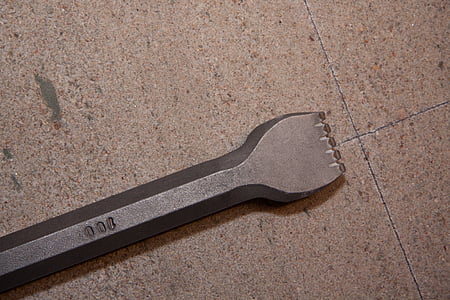 dent de fer, outils de WIDIA, acier à outils, pointe durcie, outil, ciseau, Steinmetz