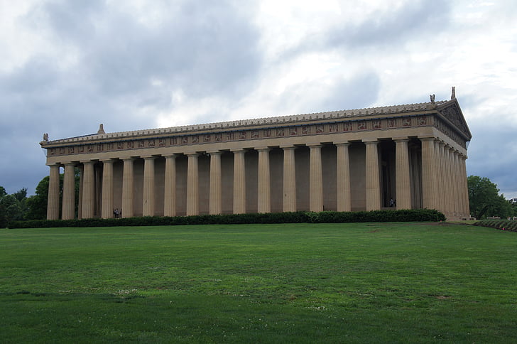 Parthenon, Park, arkitektur, Centennial park, Nashville, turisme, stil