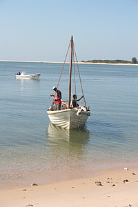bazaruto, рибари, Мозамбик, лодка, кораб, традицията, море